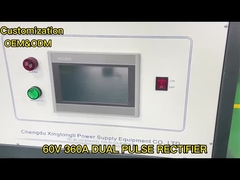 Rectificador programable de DC del pulso dual para electrochapar el rectificador de la galjanoplastia del níquel metal IGBT de Chrome