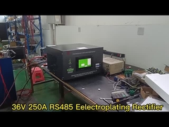 36V 250A con rectificador de electroplataje RS485+HMI