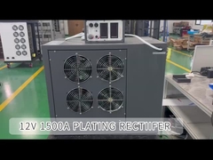 Fuente de alimentación de electrólisis 12V 1500A 18KW Rectificador IGBT de cromo duro y níquel electroplatado