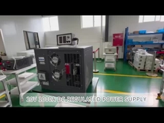 Fuente de alimentación de electroplataje 20v 1000a 20kw Igbt Rectificador para tratamiento de aguas residuales Fuente de alimentación de corriente continua