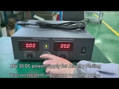 Fuente de alimentación de electroplisis 15v 30a Rectificador de recubrimiento de copas de níquel de zinc de cobre