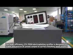 Rectificador de galvanoplastia de 12 V y 200 A