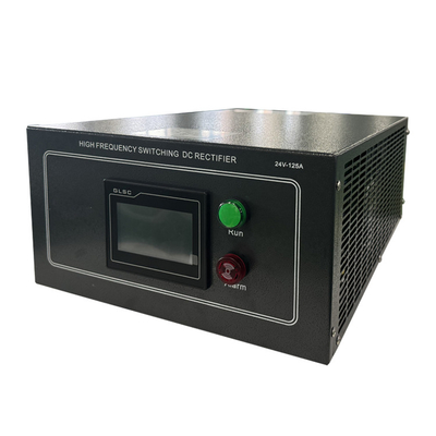Suministro de energía de electroplataje 24V 125A Rectificador de electroplataje RS485 de ondulación baja