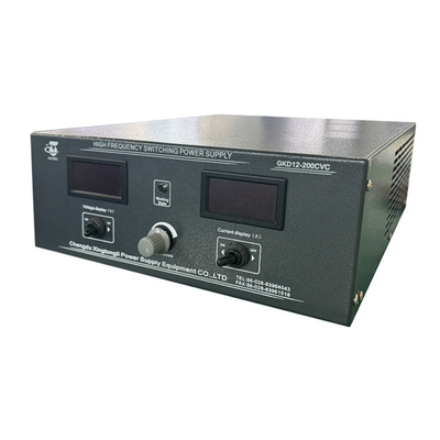 Buen precio 12V 200A Display Digital Anodizing Fuente de alimentación 2.4KW AC Entrada 380V Protección contra el exceso de voltaje de tres fases en línea