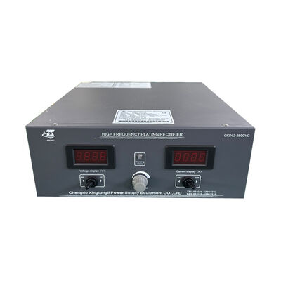 Buen precio Fuente de alimentación de galvanoplastia de CC de 250 A y 12 V, monofásica de 220 V, rectificador de galvanoplastia industrial con control local en línea